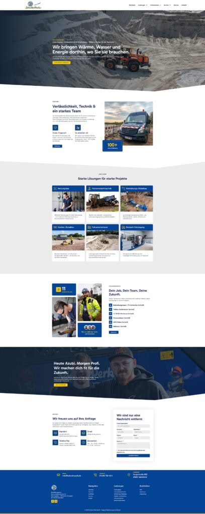 Website Schulte-Perk, von Schiwyair umgesetzt